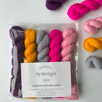 Sysleriget Cashmere Sock | Flower Mini Skeins