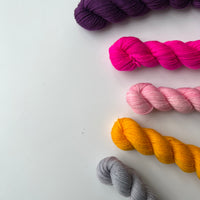 Sysleriget Cashmere Sock | Flower Mini Skeins