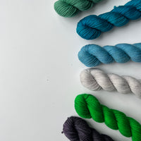 Sysleriget Cashmere Sock | Ocean Mini Skeins