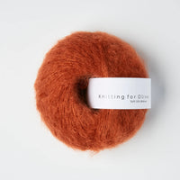 Knitting for Olive | Soft Silk Mohair Støvet Rødkælk