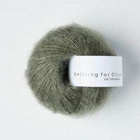 Knitting for Olive | Soft Silk Mohair Støvet Søgrøn