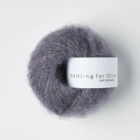 Knitting for Olive | Soft Silk Mohair Støvet Viol