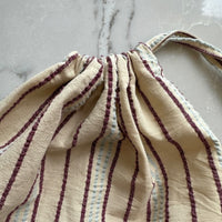PetiteKnit | Knitter's String Bag | Seerssucker Twin Stripe