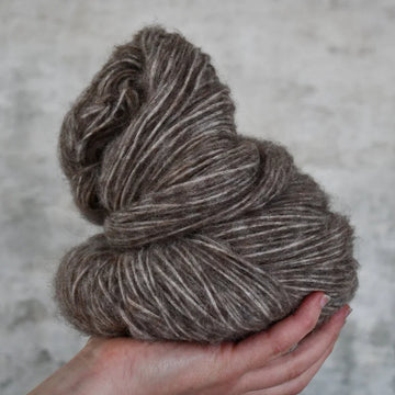 Sysleriget Alpaca Blow | Ungefärbtes weiss