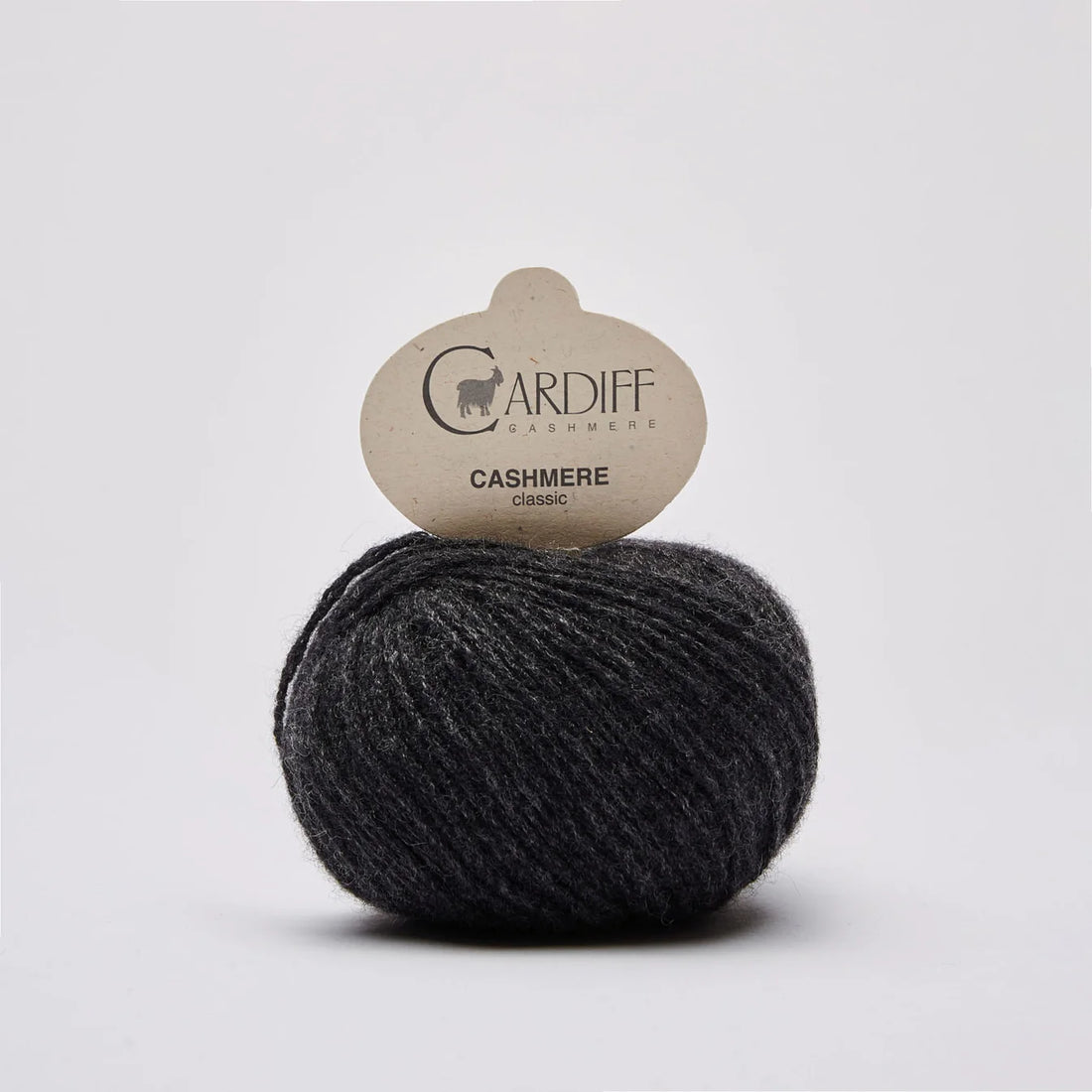 Cardiff Cashmere | Cashmere Classic Antracite 520