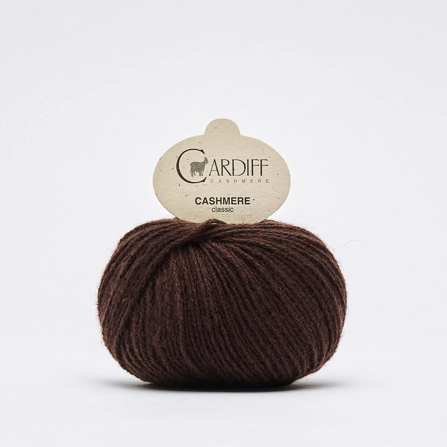 Cardiff Cashmere | Cashmere Classic Cacao 643