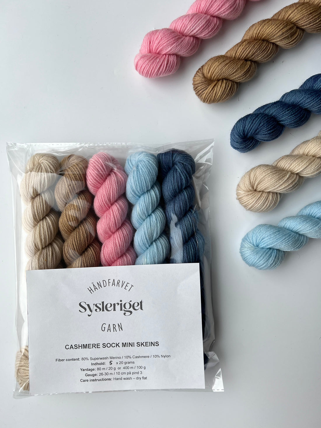 Sysleriget Cashmere Sock | Nanna's Magical Mini Skeins