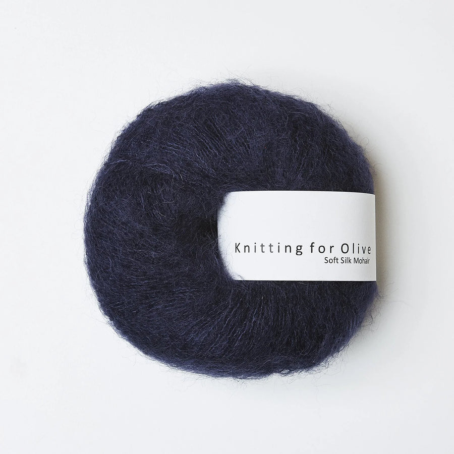 Knitting for Olive | Soft Silk Mohair Marineblå