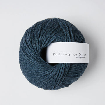 Knitting for Olive | Heavy Merino Dyb Petroleumsblå