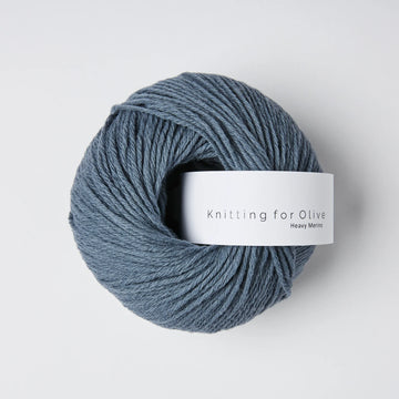 Knitting for Olive | Heavy Merino Støvet Petroleumsblå
