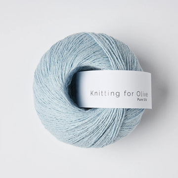 Knitting for Olive | Pure Silk Isblå