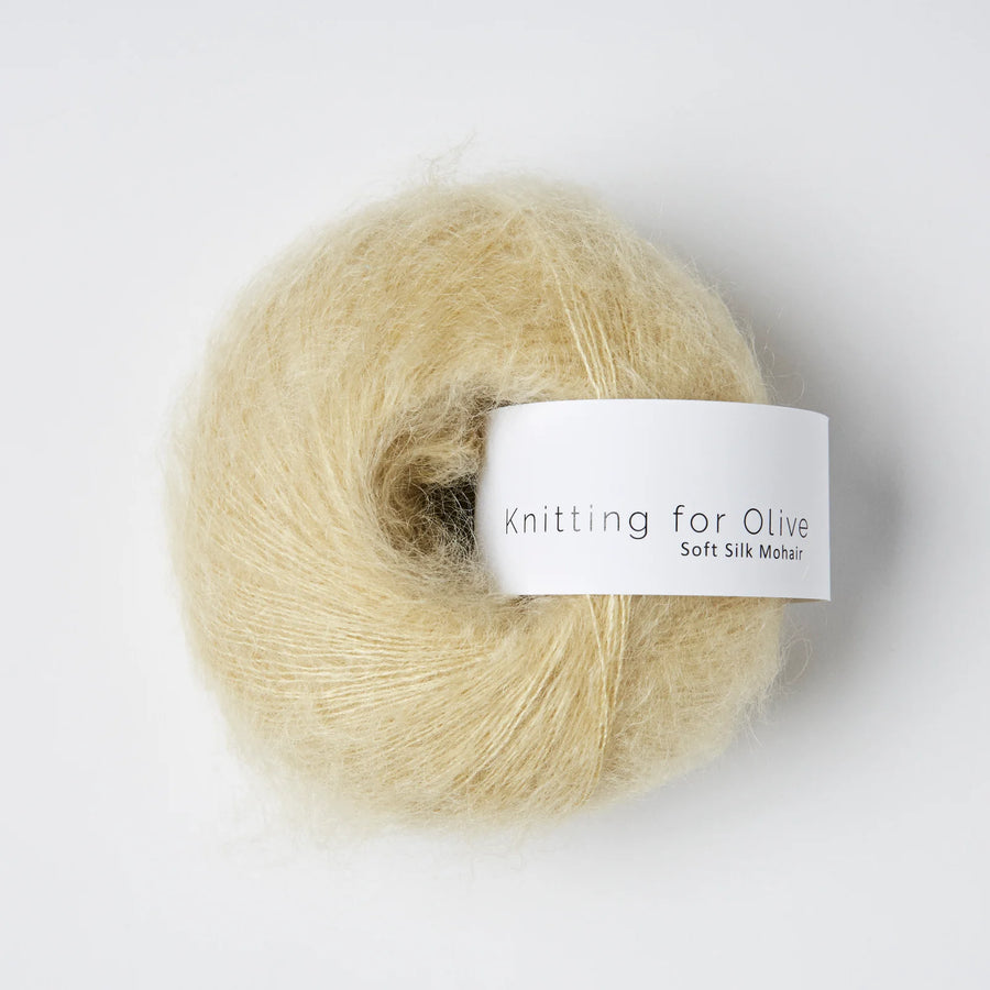 Knitting for Olive | Soft Silk Mohair Støvet Banan