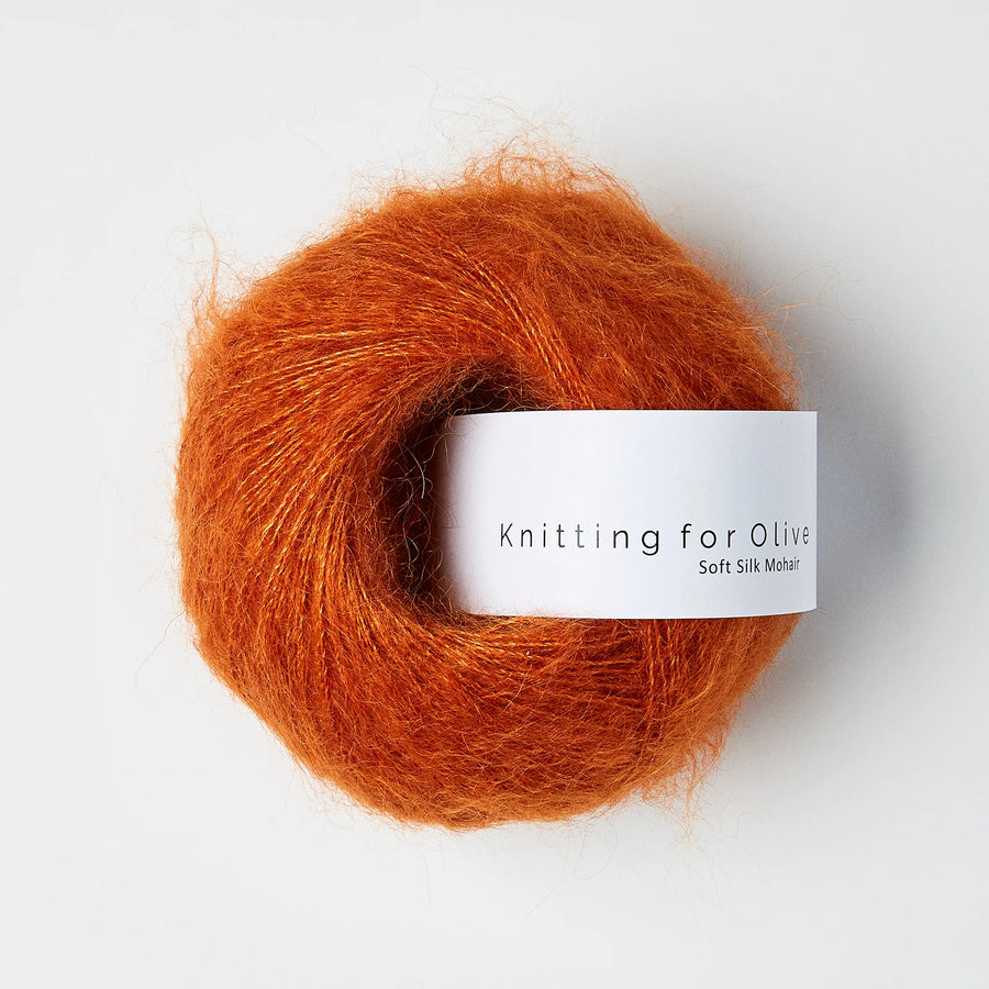 Knitting for Olive | Soft Silk Mohair Brændt Orange