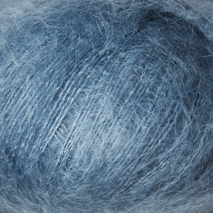 Knitting for Olive | Soft Silk Mohair Støvet Dueblå