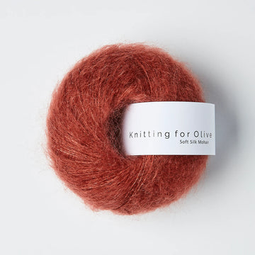 Knitting for Olive | Soft Silk Mohair Støvet Skovbær