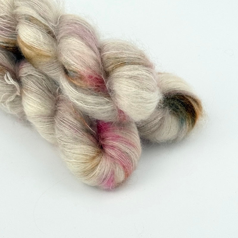 Sysleriget Silk Mohair | Raspberry Swirl