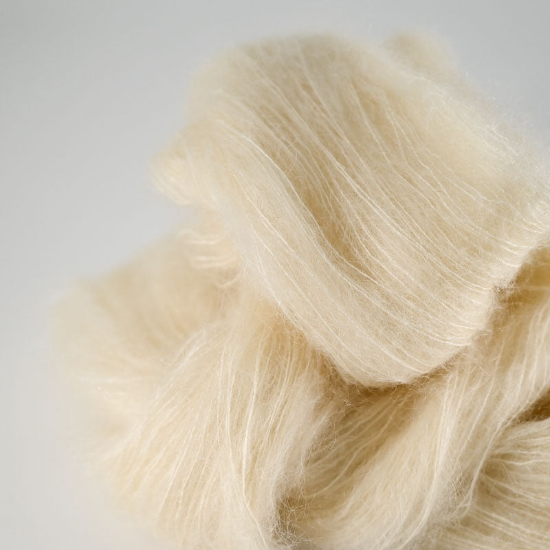 Sysleriget Silk Mohair | Ufarvet