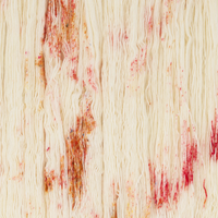 Sysleriget hand dyed yarn in single ply merino wool in the color Dreamy Drizzle.