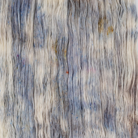 Sysleriget hand dyed yarn in single ply merino wool in the color West Coast Waves.