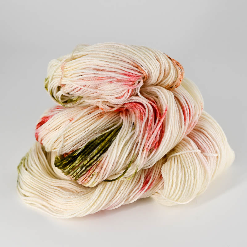 Needlework Cashmere Sock | Strawberry Flower