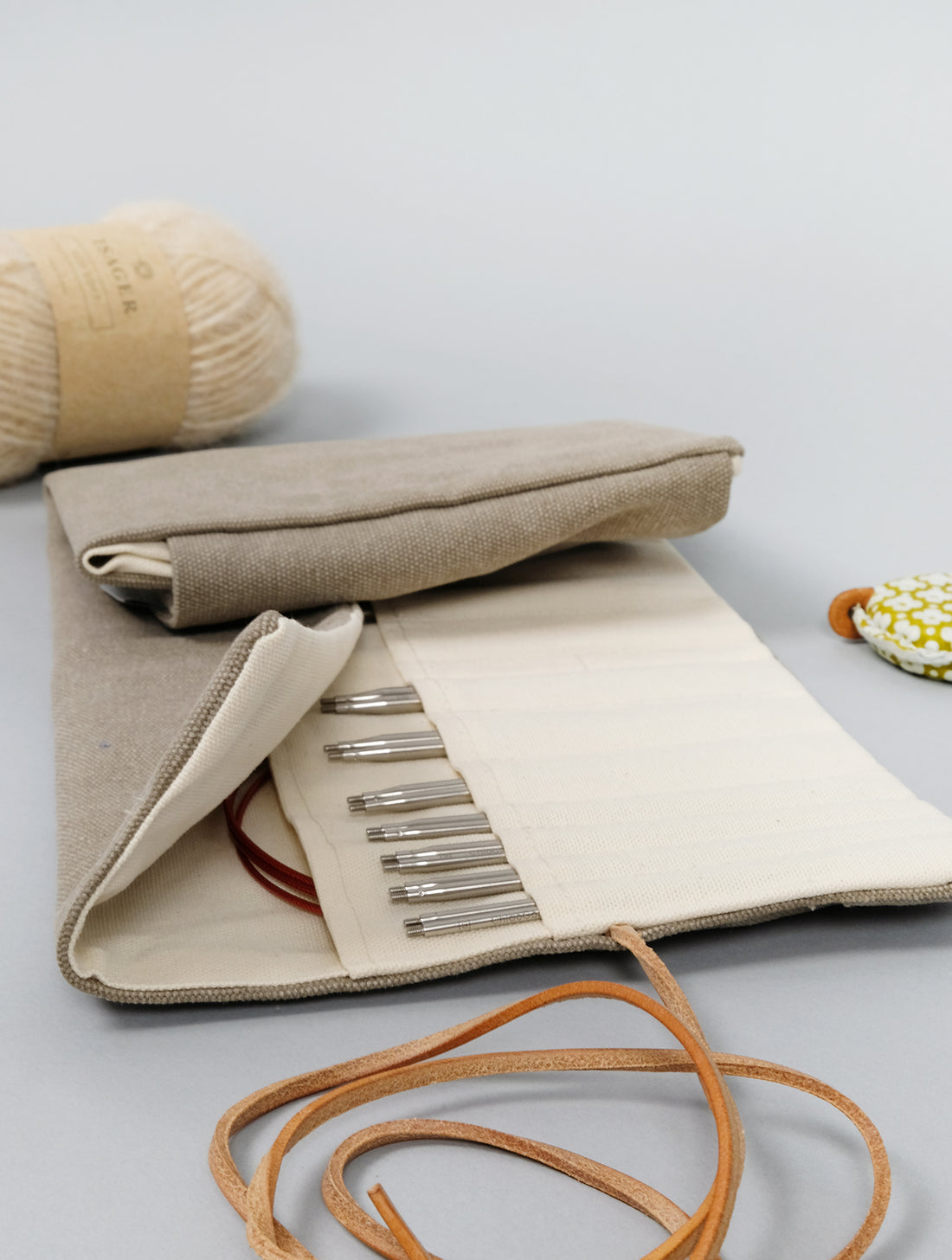 Minuk | Knitting needle case - Taupe