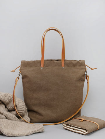 Minuk | Knitted bag - Taupe